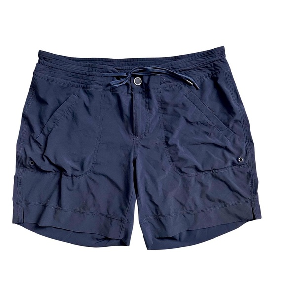 Athleta Women’s Navy Board Shorts Size 8 Swim Active Quick Dry - Picture 1 of 8